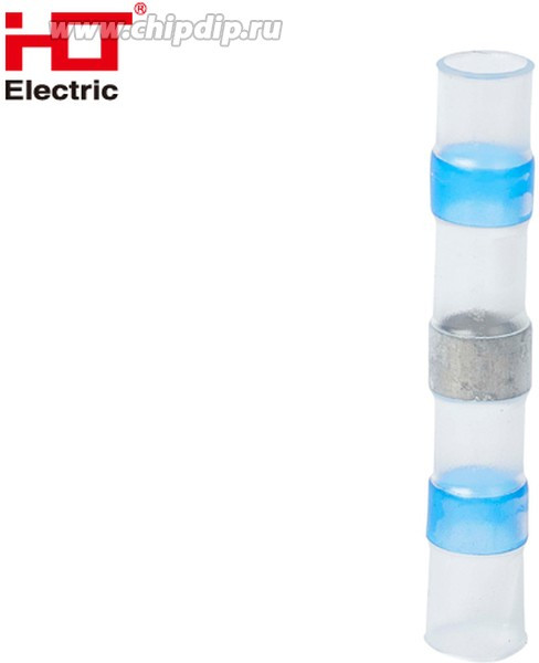 084-13-041, Термоусаживаемые соединители под пайку ТСПП 2.5 синий(уп./10 шт) HLT