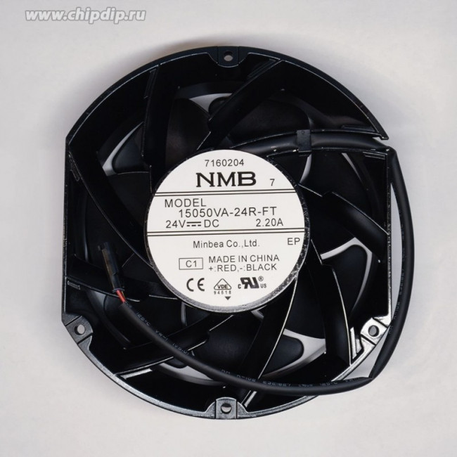 Вентилятор NMB-MAT 15050VA-24R-FT 172x150x51мм 24V 43.2W 2.2A