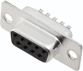 2101-0180-11, DE-9 D-Sub Connector, Socket, Solder Cup