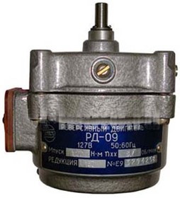 Двигатель 127В~, вращение вала 1,75 об/мин, 1/670, РД-09, зав №Е9_3120078