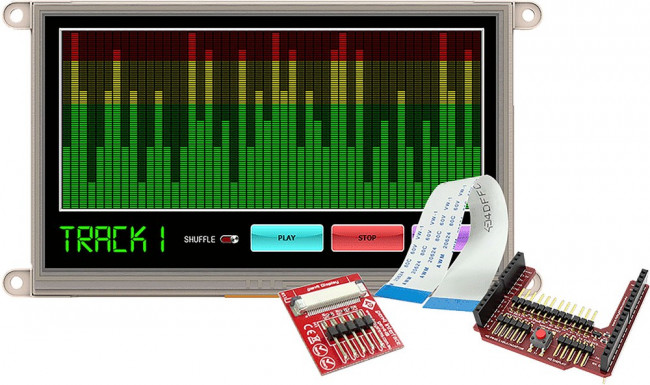 GEN4-ULCD-70DT-AR, Разрешение 800x480, Размер окна 154,08x85,92мм, 7", -15-65°C GEN4-ULCD-70DT-AR, Разрешение 800x480, Размер окна 154,08x85,92мм, 7", -15-65°C