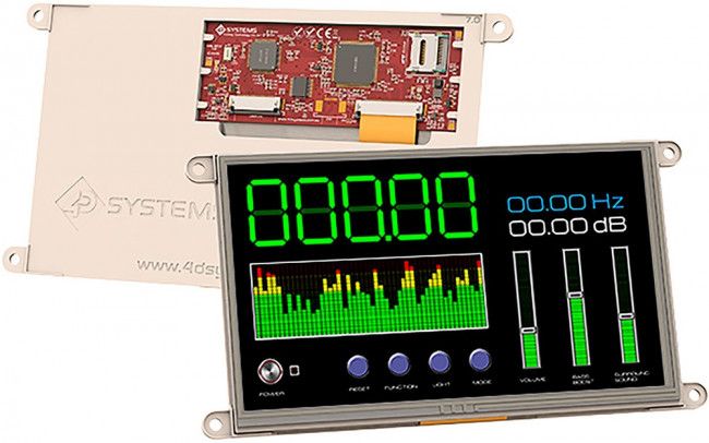 GEN4-ULCD-70DT-AR, Разрешение 800x480, Размер окна 154,08x85,92мм, 7", -15-65°C GEN4-ULCD-70DT-AR, Разрешение 800x480, Размер окна 154,08x85,92мм, 7", -15-65°C