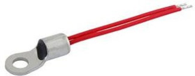 NTCALUG01A103F161A, NTC Thermistor, AEC-Q200, 10 kohm, Wire Leaded, Free Hanging