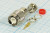 Штекер TNC, на кабель RG 8X, прижимной, малый хвостовик, позолоченный центральный контакт; №9329 штек TNC\RG8X\\\мал хвост\