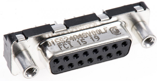 D15S24A4GV00LF, Разъем D Sub, DB15, Standard, Гнездо, Серия Delta D, 15 контакт(-ов), DA, Пайка