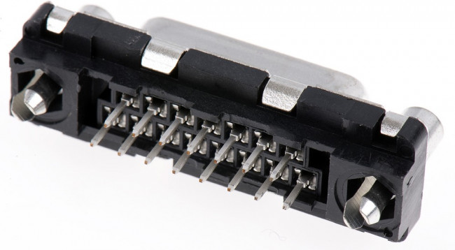 D15S24A4GV00LF, Разъем D Sub, DB15, Standard, Гнездо, Серия Delta D, 15 контакт(-ов), DA, Пайка