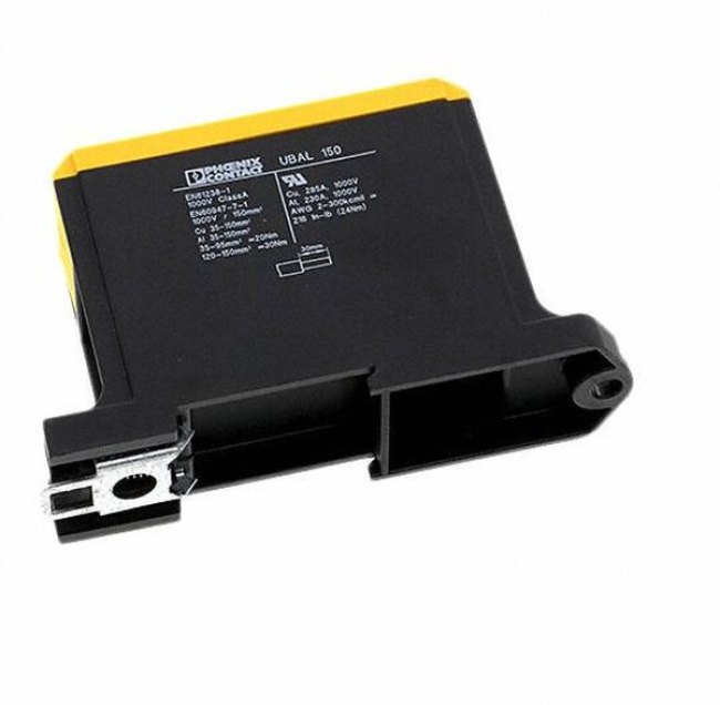 1086504, DIN Rail Terminal Blocks UBAL 150 FE Term Block;1POS;290A