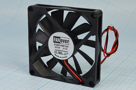 Вентилятор постоянного тока 12 Вольт, 80x80x15мм, шариковый подшипник, 3000об/мин, ВН431 вент 80x80x Вентилятор постоянного тока 12 Вольт, 80x80x15мм, шариковый подшипник, 3000об/мин, ВН431 вент 80x80x