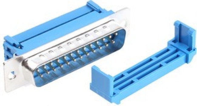 25 Way Cable Mount D-sub Connector Plug, 1.27mm Pitch 25 Way Cable Mount D-sub Connector Plug, 1.27mm Pitch