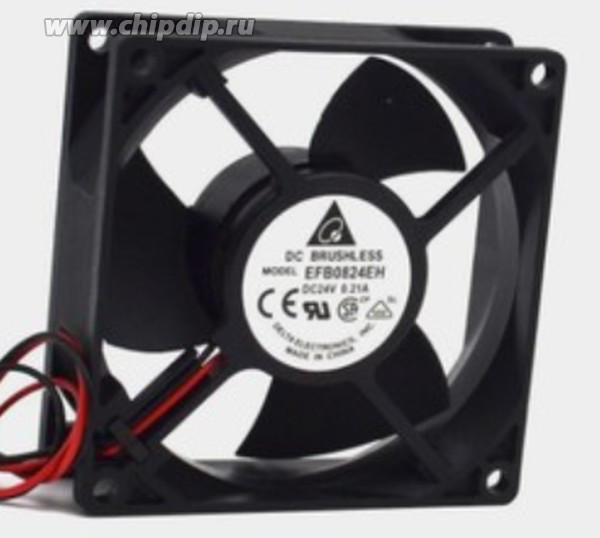 Вентилятор Delta EFB0824EH 0,21A 24V 2pin 80x25