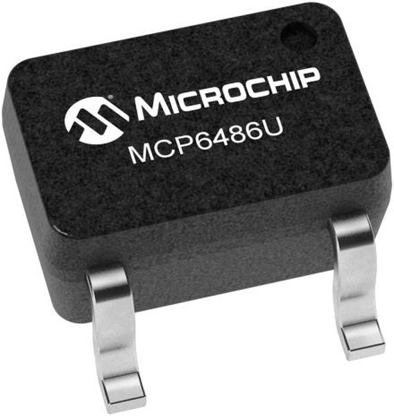 MCP6486UT-E/LT, MCP6486UT-E/LT, Operational Amplifier, Op Amps, RRIO, 10MHz, 1.8 5.5 V, 5-Pin 5LD SC-70