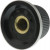 PKD70B101/4, STRAIGHT KNURLED SKIRT KNOB, 6.35MM