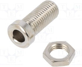 BU405NI, Гнездо, "банан" 4мм, 32А, 33ВAC, 70ВDC, никелированные, -40-110°C