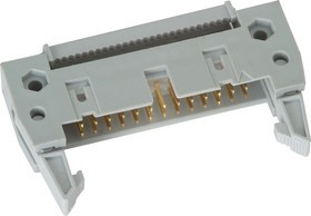 IDCC-26 (DS1012-26), Вилка 2.54мм на шлейф с защелкой