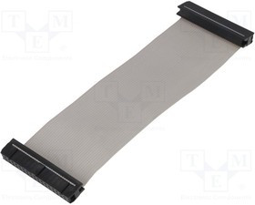 FC34600-0, Шлейф с разъемами IDC, 34x28AWG, Ш.шлейфа 1,27мм, 0,6м