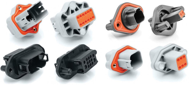 AT04-08PD-L012, AT Automotive Connector Plug 8 Way