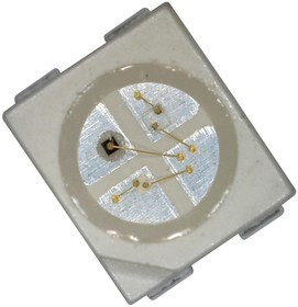 MC703-1051, Светодиод, Красный, Зеленый, Синий, SMD (Поверхностный Монтаж), 120 °, Прямоугольная