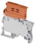 ZS10-S-R2, DIN Rail Terminal Blocks Pow SNK Screw