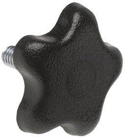 2980CW, Knobs &amp; Dials Clamping Five Arm 57x20x21