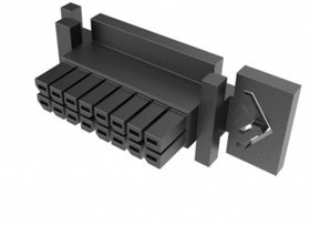 10159684-16GLF, Headers & Wire Housings MinitekPwr 3.0Dual Row RECP 16POSBlack 10159684-16GLF, Headers & Wire Housings MinitekPwr 3.0Dual Row RECP 16POSBlack
