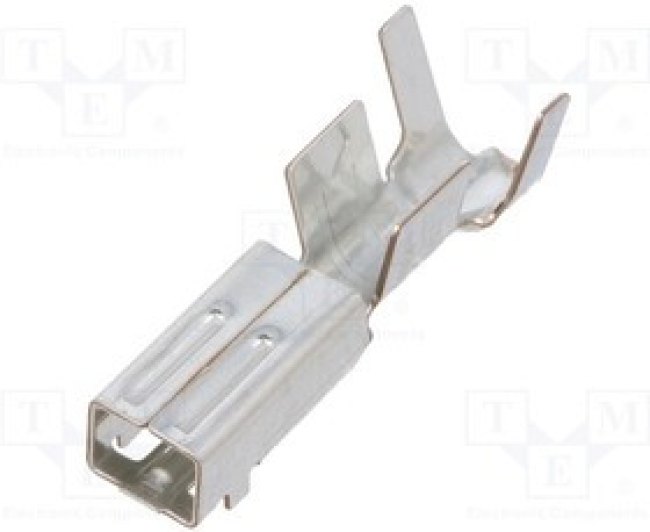 SVF-81T-P2.0, Контакт; "мама"; 12AWG; луженые; обжим; на провод; 6,2мм; -25-90°C