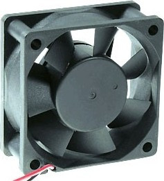 JF0625B2H--R (JF0625B2H-001C066R) (4500RPM) 24V/0,17A (60х60х25) B(подшипник) CFM21,44/dBA34,1 Jamicon вентилятор с разъемом 2 конт.MOLEX 52