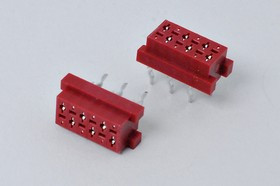 Разъем (Micro Match) MM- 4MS вилка, шаг P1.27, контакты 4P, на плату, MM- 4MS