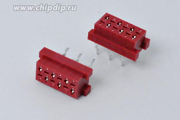 Разъем (Micro Match) MM- 4MS вилка, шаг P1.27, контакты 4P, на плату, MM- 4MS