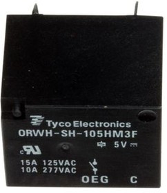 1-1721150-0, PCB Power Relay ORWH 1CO 10A DC 5V 70Ohm