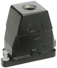 09400100411, Heavy Duty Power Connectors METAL HOOD HAN 10B SCW LCK