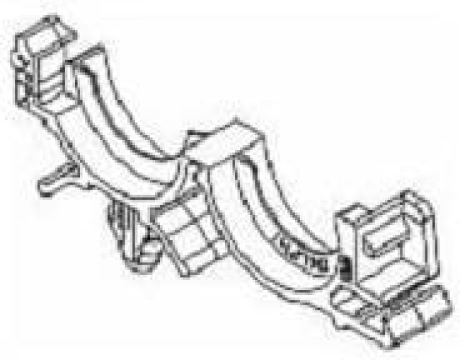 12004448, Automotive Connectors CONDUIT CLIP ROSEBUD CONDUIT SZ 16