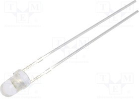 OSM53131A-VV, LED; 3mm; white warm; 4200mcd; 30°; Front: convex; 3?15V; -30?85°C
