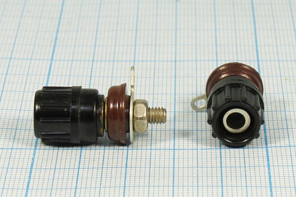 Клемма приборная, 30x13 d6,0/4,0, , отверстие 4,0, КП1-Б [ЗМЗ]