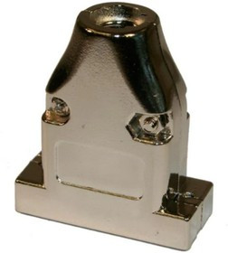 994-009-030R121, 994 Series Zinc Alloy D Sub Backshell, 9 Way, Strain Relief