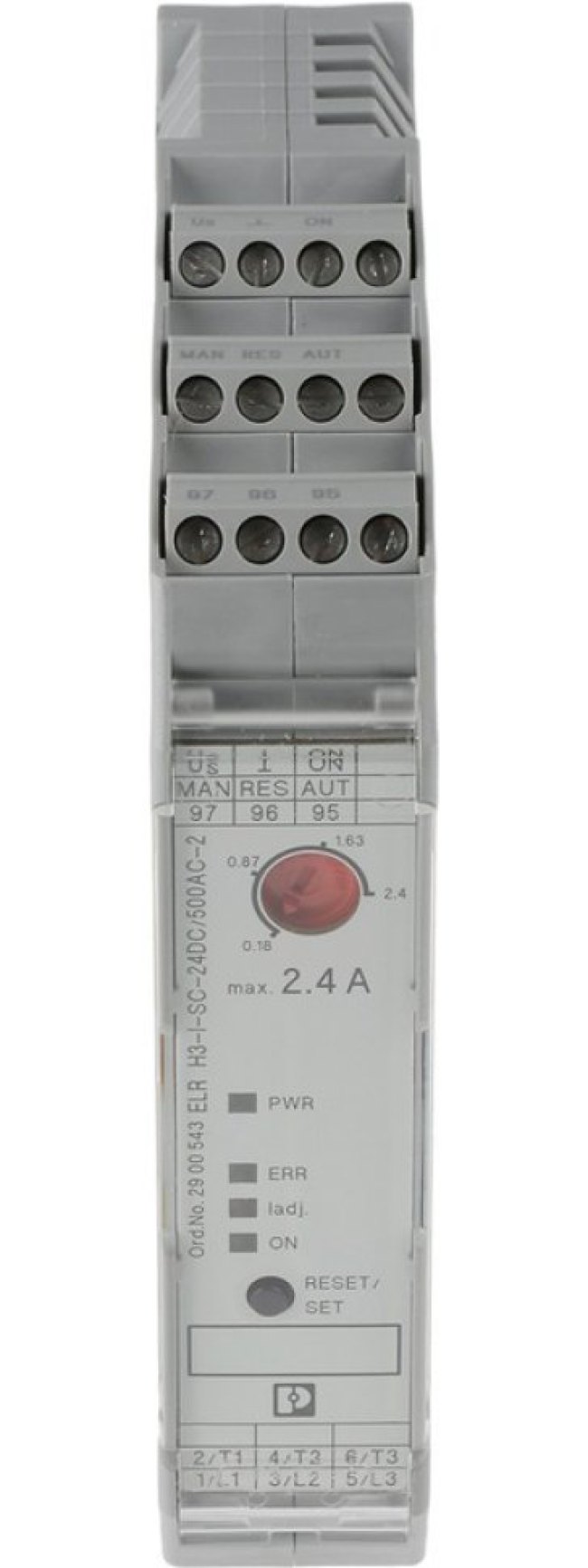 2900543, Motor Starter, 1 kW, 500 V ac, 3 Phase, IP20, 2.4 A
