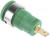 23.3000-25, Green Female Banana Socket, 4 mm Connector, Tab Termination, 24A, 1000V, Gold Plating