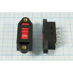 Движковый переключатель на два положения , DPDT, ON-ON, 2074 ПДв 24x14,5h12\ 6C\5А\\кн110V/ 220V\PBS