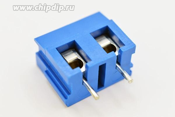 DG300-7.5-02P-12, Клеммник винтовой, 2-контактный, 7.5мм, прямой