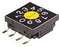 FR02KC16P-R, DIP Switches / SIP Switches DIP 16 Ext Shaft-Ylw 0.1A 5VDC 2.54mm SM