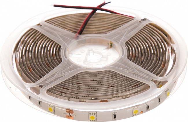 General Лента Светодиодная 5 метров 7,2Вт 12В SMD5050 10мм 150 диодов 12 Лм/чип IP65 4500К Нейтральный белый свет 5019 GLS-5050-30-7.2-12-IP