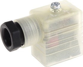 933642100 GML 209 NJ GB1 LED 24 black, GML 2P+E DIN 43650 B, Female Solenoid Valve Connector, with Indicator Light, 24 V ac/dc Voltage