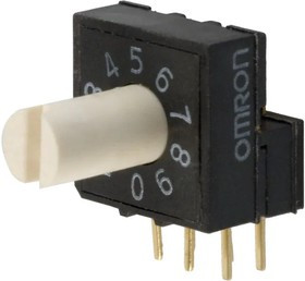 A6RV-102RS, DIP Switches / SIP Switches BCD 3X3 SIDE EXT ACT