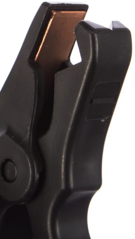 000000047, зажим Крокодил Т-21 черный 000000047, зажим Крокодил Т-21 черный