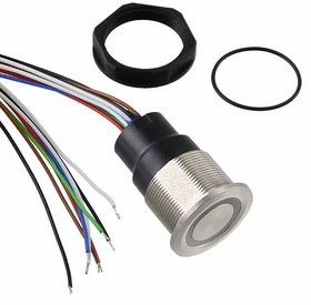 3-101-422, Pushbutton Switches 19mm METAL RING ILUM MULTICOLOR CERAMIC