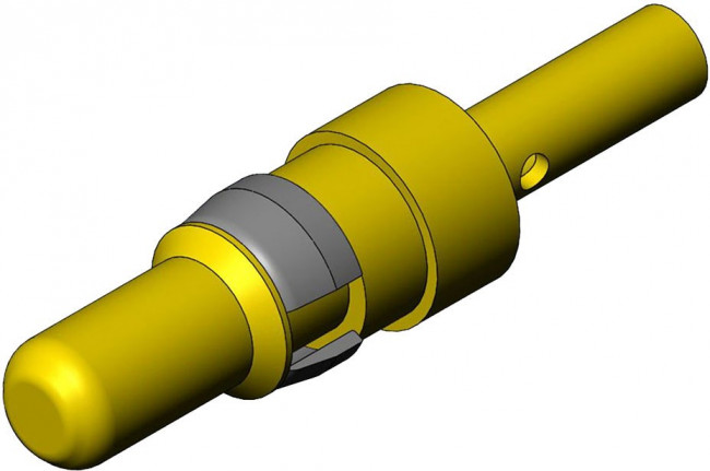 FMP002P106 / 1731120091, 173112 Series, size 16 20AWG Male Crimp D-Sub Connector Power Contact, Gold Power, 16