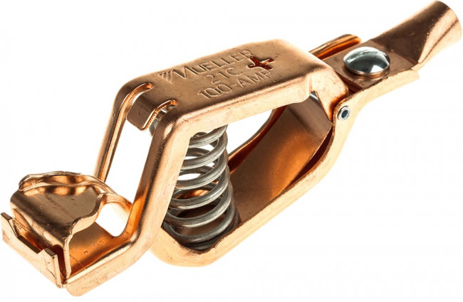 BU-21CPS, Test Clips Plus Battery Copper Clip - 100 Amp