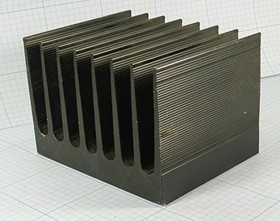 Охладитель (радиатор охлаждения) 100x125x 88, тип F35, аллюминий, BLA275-100, черный