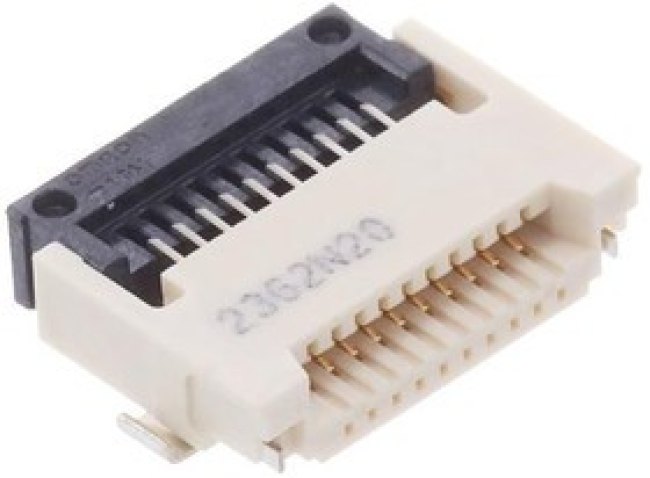 XF3M-1015-1B-R100, FFC &amp; FPC Connectors SKT 10 POS 0.5mm Solder RA SMD
