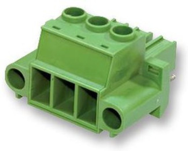 20020517-M031B01LF, Pluggable Terminal Blocks ET-7.62 3P Green (RAL6018/T)with flange ; "-" Trivalence-Cr Zinc B/M clamp with Ni plated Wire 20020517-M031B01LF, Pluggable Terminal Blocks ET-7.62 3P Green (RAL6018/T)with flange ; "-" Trivalence-Cr Zinc B/M clamp with Ni plated Wire