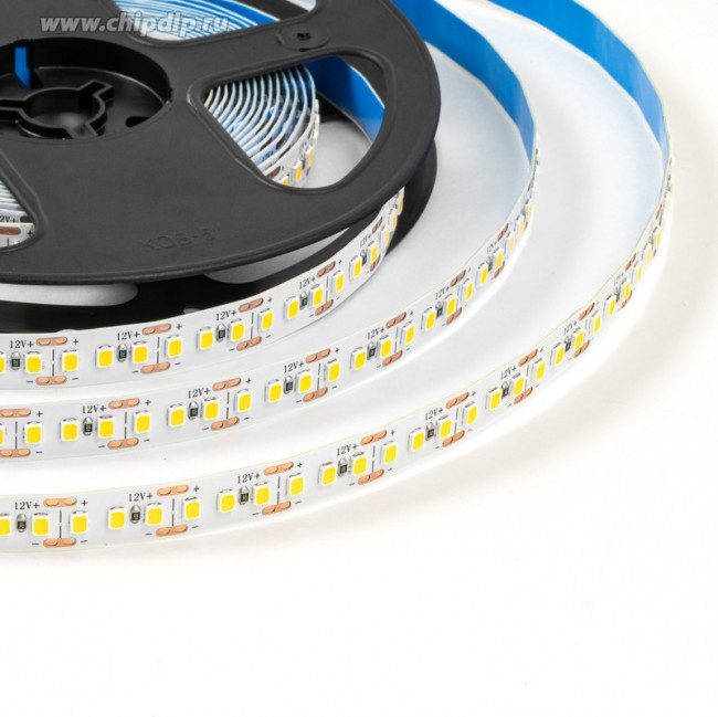 LSE-262 Светодиодная лента 12В, 14,4Вт/м, smd2835, 180д/м, IP20, 19Лм/чип, подложка 10мм, 5м, 3000К.